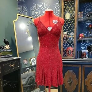 Scala Sparkling Red Mini Dress